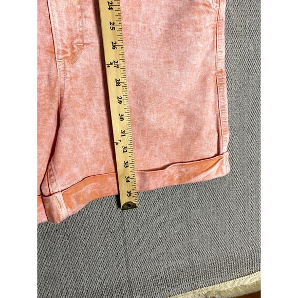 Lee Union-Alls Denim Romper Womens M Persimmon Short Acid Wash Modern Retro - Picture 15 of 16